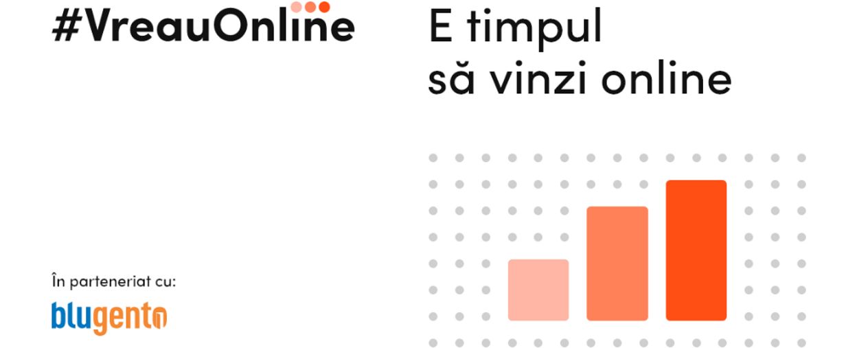 Blugento, împreună cu alte 16 companii românești, pun bazele programului #VreauOnline.