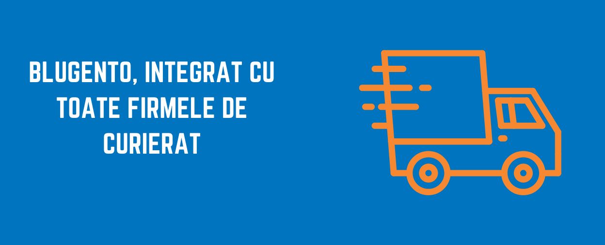 Blugento, integrat cu toate firmele de curierat din România