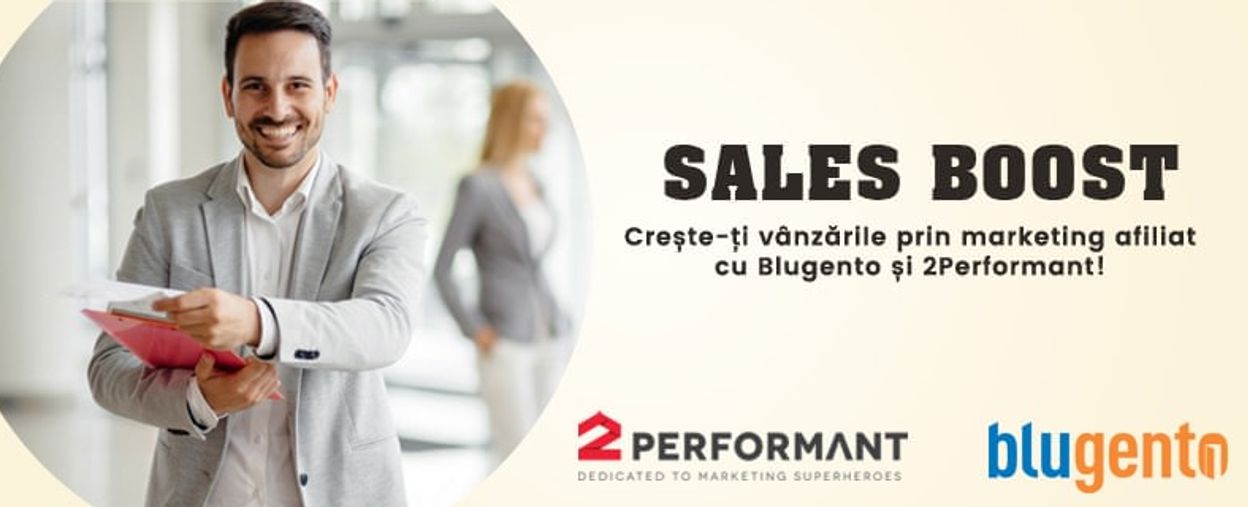 Blugento și 2Performant te ajută să crești vânzările magazinului tău online