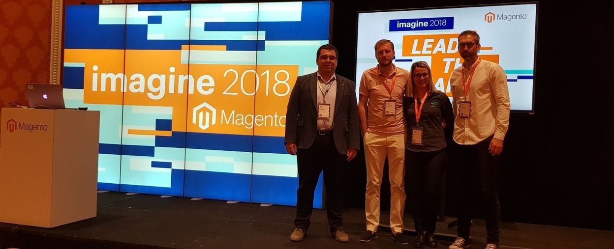 Blugento team at Magento Imagine 2018