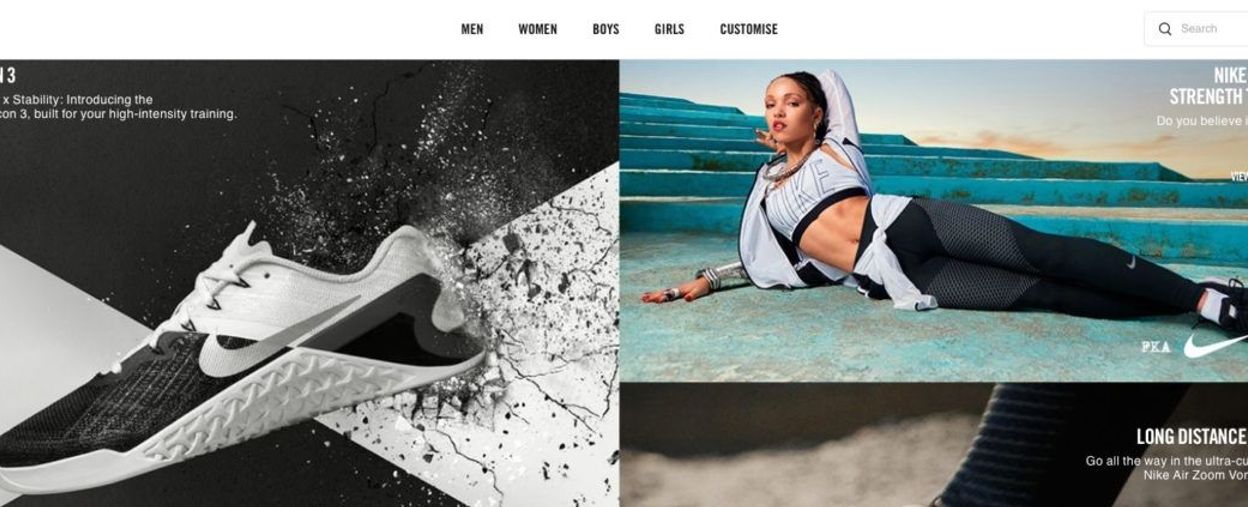 nike shop on Magento