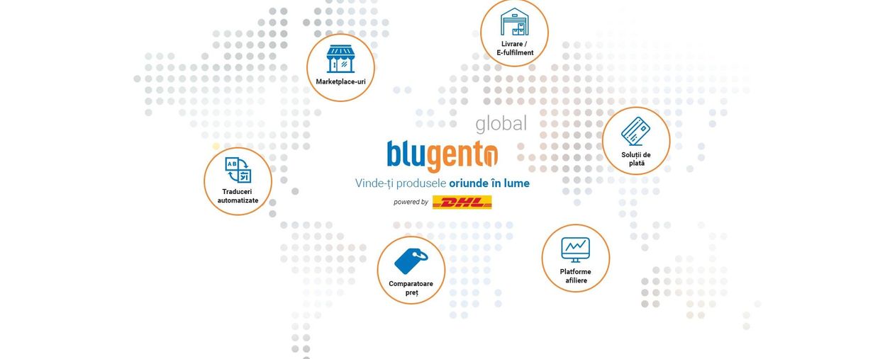 Blugento - Vinde international online prin Blugento